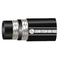 Steam King Hose – Premium EPDM Steam Hose with Multi Wire Braid, Designed for Superheated Steam, High Pressure and Temperature Resistance, Certified Quality